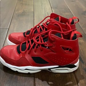 Kids Jordan flight club 91 ‘Gym Red’